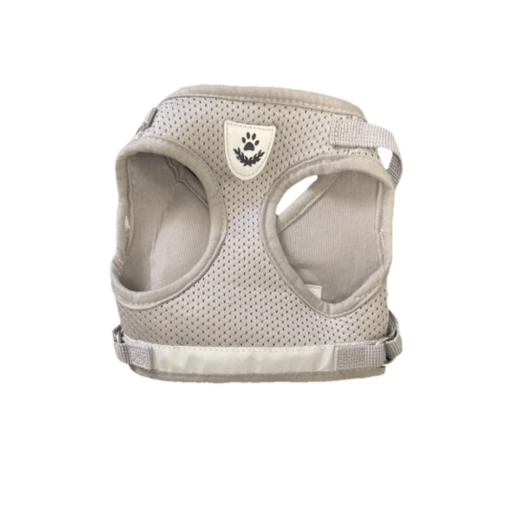 Dog Harness Gray Size Medium Adjustable